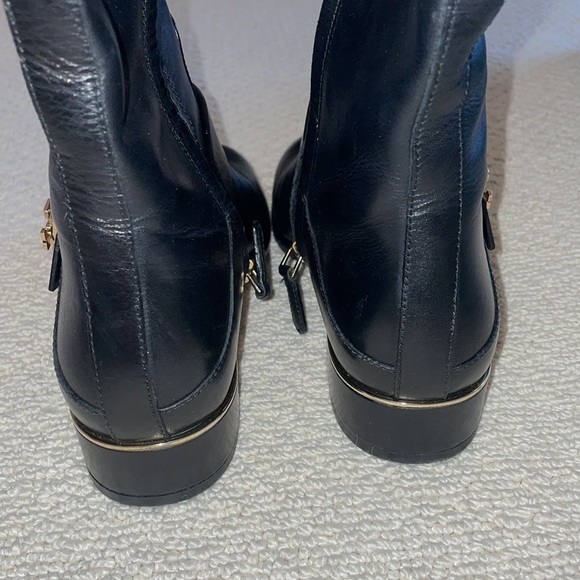 EUC 🎉Tory Burch🎉Black Leather Boots, Sz 6.5 - Picture 10 of 14